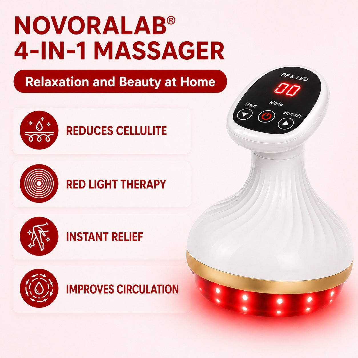 Red Light Therapy Massager for Cellulite Reduction